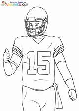Ausmalbilder American Football  Malvorlagen Zum Ausdrucken sketch template