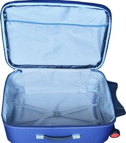 Polyester 23inch Royal Blue Travelling Trolley Suitcase at Rs 1299 ...