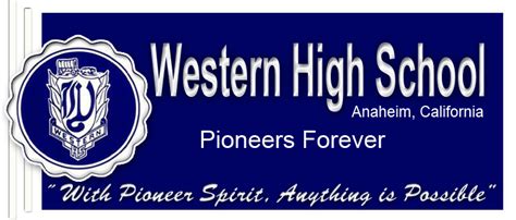 Western High School Pioneers Forever: tab one