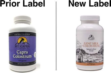 Mt. Capra Goat Milk Colostrum 120 Capsules - Immune Support & Nutrition