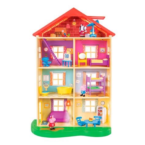 Buy Peppa Pig's Lights & Sounds Family Home Feature Playset Online at ...