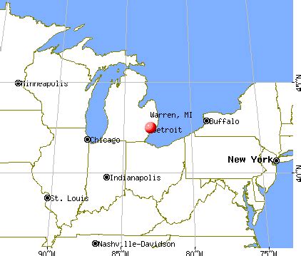 Warren, Michigan (MI) profile: population, maps, real estate, averages, homes, statistics ...