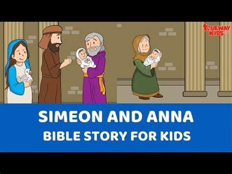 Simeon and Anna - Jesus presented in the temple, Luke 2. Free printable ...