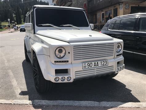 All white Brabus G-Wagon : r/carporn