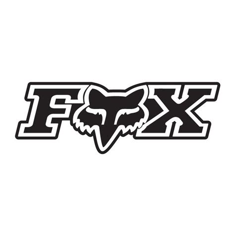 Fox Racing® Black F-HEAD-X TDC STICKER 28" - Foxracing.com MENS - Official Foxracing.com ...