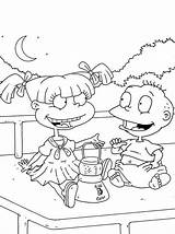 Rugrats Kimi Coloring Pages sketch template
