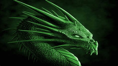 [100+] Green Dragon Wallpapers | Wallpapers.com