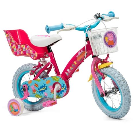 12 Inch Peppa Pig Bike With Doll Seat - Axiorg