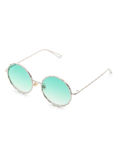 Wave Frame Round Sunglasses | SHEIN USA