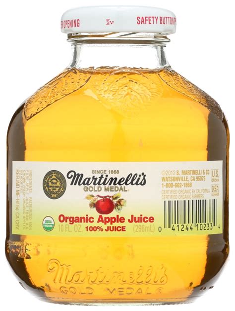 Martinelli’S Apple Juice, 10 Fl. Oz. Bottle - Walmart.com