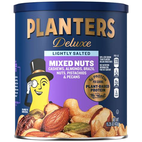 PLANTERS® Deluxe Lightly Salted Mixed Nuts 15.25 oz can - PLANTERS® Brand