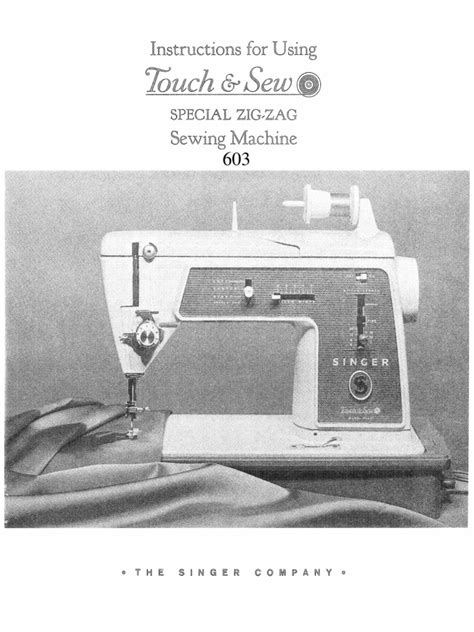 singer sewing machine manual