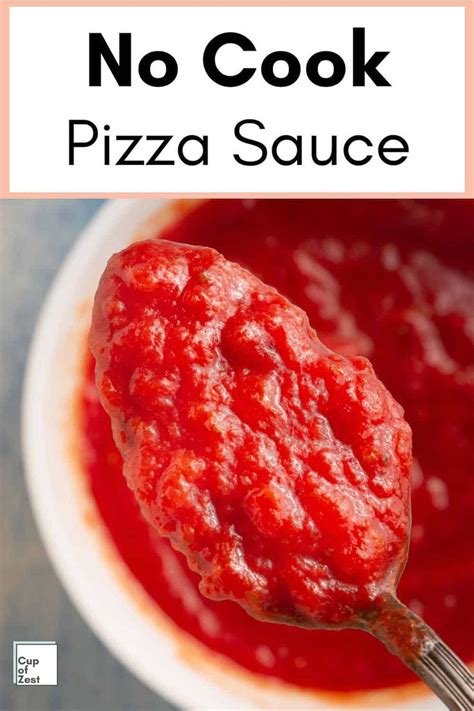 No Cook Pizza Sauce | Sweet pizza, Pizza sauce recipe, Recipes