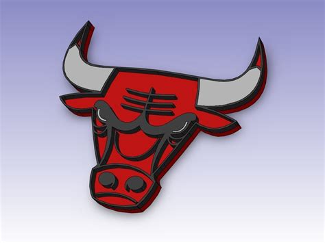 Free STL file Chicago Bulls Logo・3D printable model to download・Cults