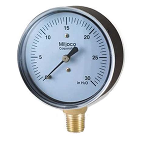 Water Column Gas Gauge 1/8" MPT