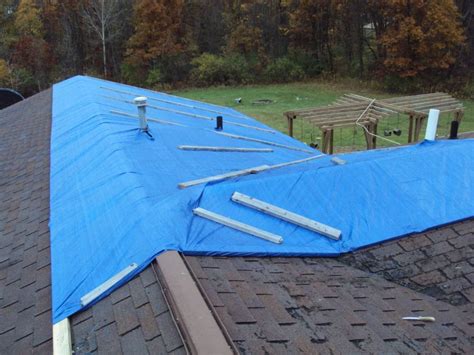 Our blue poly tarps are available in large sizes, up to 100'X100'. Use ...