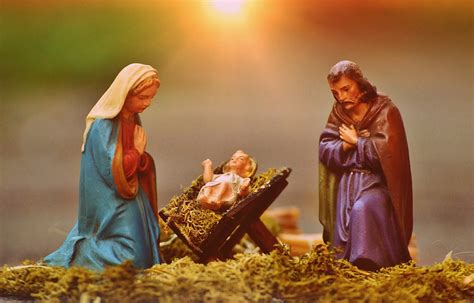 Christmas crib figures,mary and joseph,jesus,figure,crib - free image ...