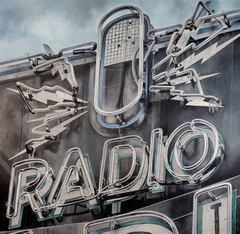 Radio Radio Painting by John Sharp | Saatchi Art