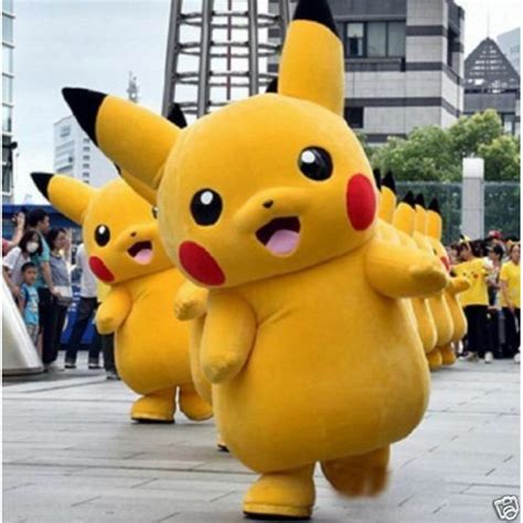 Pikachu Mascot Costume for Adult