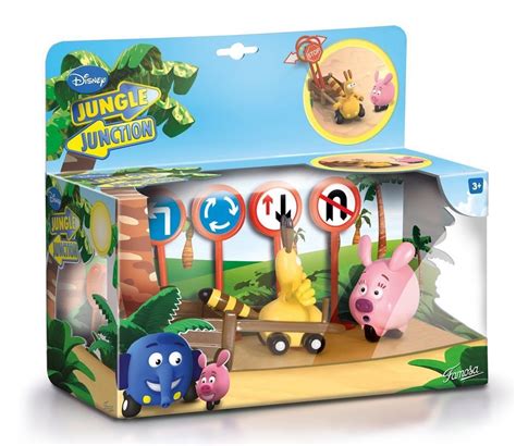 Buy Jungle Junction Road Signs Playset with Bungo and Zooter Figures ...