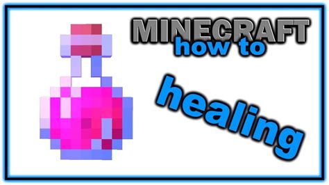 How to Make a Potion of Healing! | Easy Minecraft Potions Guide - YouTube