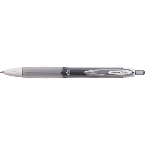 Uni Ball Signo 207 Fashion Black Ink Retractable Gel Pen 0.7mm Medium