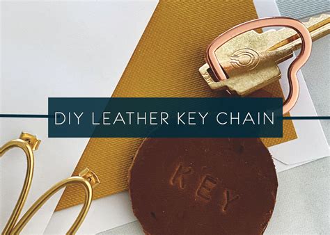 DIY Leather Key Chain