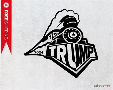 Trump Train 2024 Decal President Trump Truck Laptop Decals / - Etsy