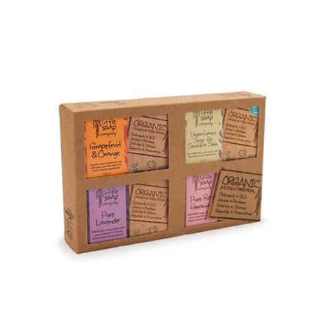 Organic Bar Soap Gift Set 4 x 110g | Little Soap Company