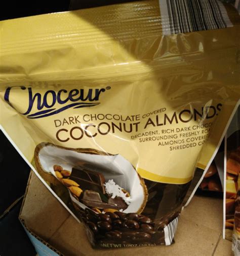 Choceur Dark Chocolate Covered Coconut Almonds | Coconut almond, Chocolate covered, Snacks