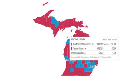 Interactive map: How Governor Gretchen Whitmer won Michigan in 2022 | FOX 2 Detroit