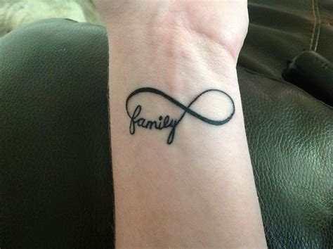 Family is forever(: love my tattoo Small Quote Tattoos, Small Tattoos With Meaning, Family ...