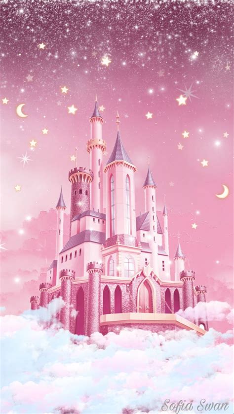 Pink Castle | Disney princess wallpaper, Pink castle, Princess wallpaper