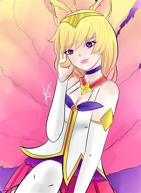 Star Guardian Ahri | Wallpapers & Fan Arts | League Of Legends | LoL Stats