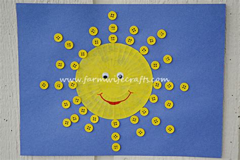 Yellow Cupcake Liner Sunshine - The Farmwife Crafts