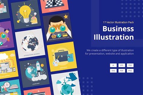 Business Vector Illustration by Graphiqa on Envato Elements