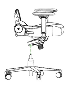 How to disassemble the Razer Iskur V2 gaming chair