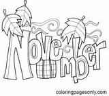 November Coloring Pages  For Kids And Adults sketch template
