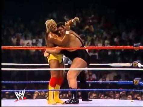 Wrestlemania 3 3/29/1987 Hulk Hogan vs Andre The Giant - YouTube