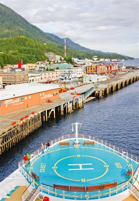 Ketchikan Alaska Cruise Ship Stop Inside Passage Stock Photo - Image of front, holiday: 14679246