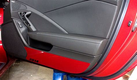 C7 Corvette Door Kick Panels - Painted Any Color - RPIDesigns.com