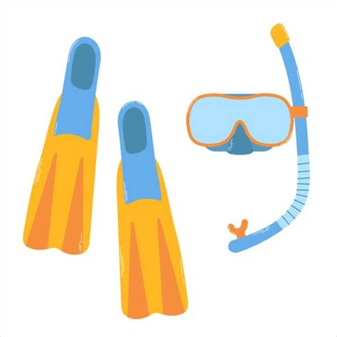 Clipart Of Feet Swimming