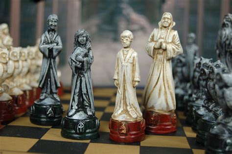 Harry Potter Chess Set Customisable Colours pieces Only - Etsy