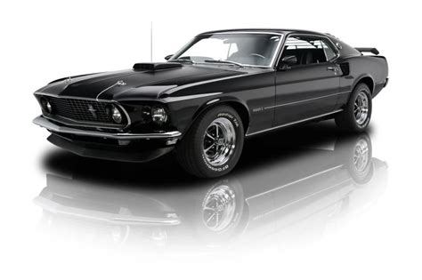 Black 1969 Ford Mustang