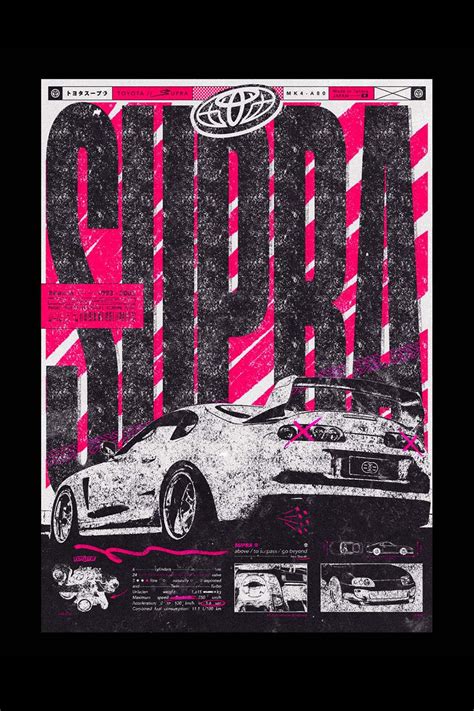 Supra, poster design in the “brutalism” graphic style | Graphic design ...