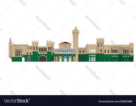 Bangalore palace Royalty Free Vector Image - VectorStock