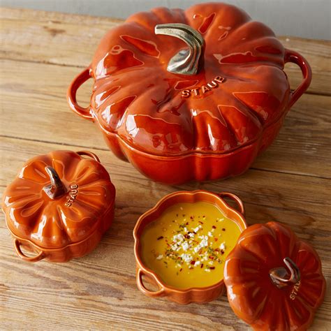 Staub Pumpkin Cocotte, 3.5 qt. | Sur La Table