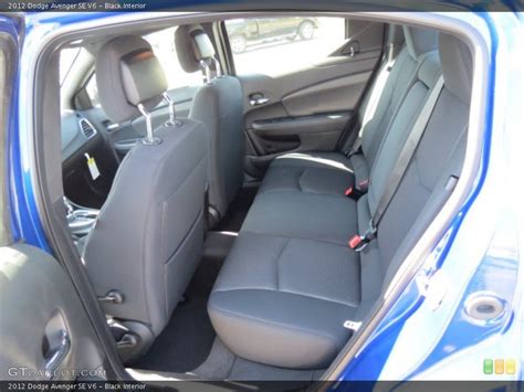 Black Interior Rear Seat for the 2012 Dodge Avenger SE V6 #64193249 ...