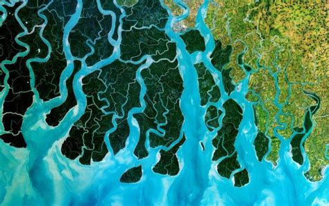 aerial View, Nature, Bangladesh, Ganges, River, Water, Landscape ...