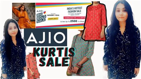 AJIO KURTI SALE | CHEAPEST HAUL | Best AJIO Dresses | Ajio haul - YouTube